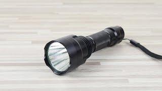 Homemade 1200 Lumens LED glare flashlight Assembly Low-cost