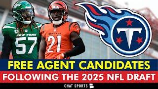 Tennessee Titans Free Agents Targets AFTER 2025 NFL Draft