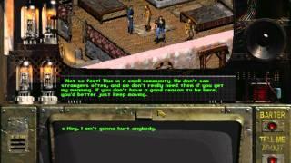 FALLOUT 1 - gameplay part 6 - hardest difficulty - RXQ79