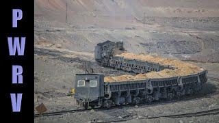 Chinese Railways - Sandaoling's JS Class Steam Locomotives Work At The Western End of The Coal Pit