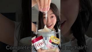 Reviewing The Viral Japanese Hair Masks?! #japan