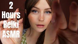 ASMR 2 HOURS Personal Attention Reiki & Face Touching Compilation