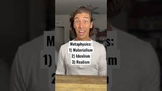 60 Second Scholar - What Is Metaphysics?