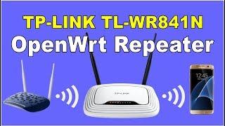 Tp-link TL-WR841N Openwrt Repeater Setup | OpenWrt إعداد وضع الربيتر على السوفت