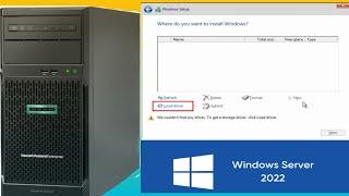 ML30 GEN10 PLUS, Install Windows Server 2022 & Windows 10