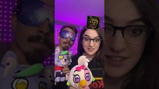 BF GUESSES FNAF ANIMATRONICS WHILE BLINDFOLDED #fnaf #fivenightsatfreddys #fnafgame