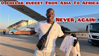 Flying To Africa With No Money($0 Budget) Experience || Don't Try It