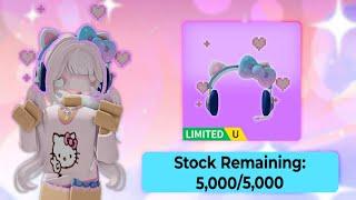 How to get RARE 50th Anniversary Headphones Limited UGC | Roblox My Hello Kitty Cafe Codes | Riivv3r