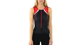 Louis Garneau Women's Elite Course Sleeveless Tri Top | SwimOutlet.com