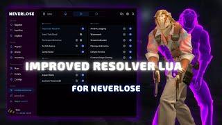 Improved Resolver lua Neverlose ( Обзор Anti Neverlose.lua) by Secs