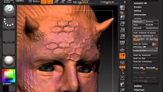 Z Brush Basics - Lesson 8 of 10 - Polypainting