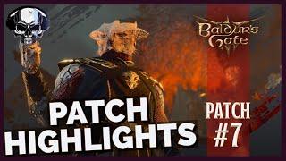 Baldur's Gate 3: Patch 7 Highlights