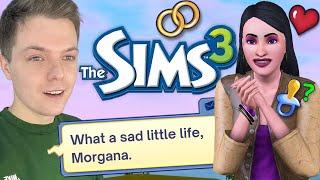 Trying to fix Morgana Wolff's sad life in The Sims 3