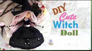 DIY A Cute Witch Doll | How to Make Witch Doll | Huong Harmon