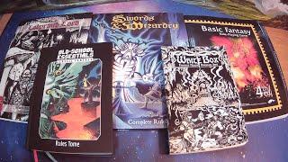 Some Classic Fantasy OSR RPG Systems and the differences between them