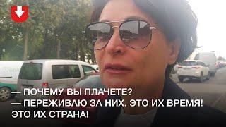 Женщина — о протестующих студентах