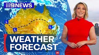 Australia Weather Update: Rainfall and flood watch set for country’s east | 9 News Australia