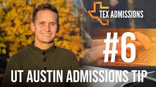 UT-Austin Admissions Tip #6: Starting your essays