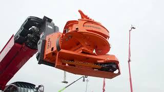 Manitou MRT 3060 Vision+ with Tree Saw Attachment at ArboEXPO '24