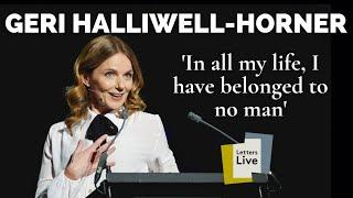 Geri Halliwell-Horner reads a reply from a feminist to an unsolicited declaration of love