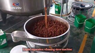 liquid separation vibrating sieve machine