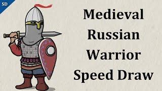 Medieval Russian Warrior (speed draw)