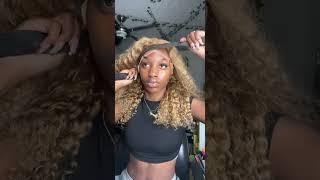 Amazon BLY Hair Light Brown Lace Front Wig Install