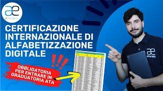 Certificazione Internazionale di Alfabetizzazione Digitale: Cos'è e Come si Ottiene