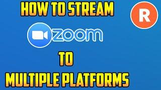 How to live stream from Zoom to Facebook and YouTube at the same time