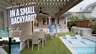 Can You Fit A Pool In a Small Backyard?  Pool Tour By Mike Farley