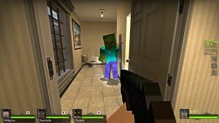 CUIDADO CON LOS ZOMBIS - Willyrex Y sTaXx - MINECRAFT MOD - LEFT 4 DEAD 2 [Parte 1]