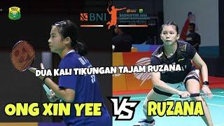 Tikungan Maut‼️Ruzana (INA) vs Ong Xin Yee (MAS) - Badminton Asia Junior Championships 2023