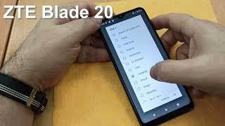 ZTE Blade 20 входящий звонок, рингтоны, мелодии и сигналы сообщений