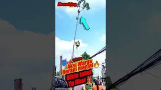 Aksi HEROIK warga #shorts #shortvideo #viral