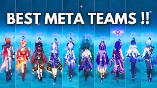 12 STRONGEST META Teams!! Best DMG Showcase [ Genshin Impact ]