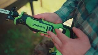 Пилит всё: мощная аккумуляторная сабельная пила Greenworks GPT-BLRS-1