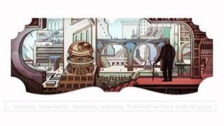 Jorge Luis Borges google doodle