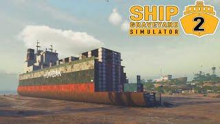 Кладбище Кораблей - Распил Корабля Humbak - Steel Giants DLC - Ship Graveyard Simulator 2