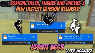 [NEW] DELTA, FLUXUS AND ARCEUS X EXECUTOR NEW LASTEST VERSION V663 RELEASED | EXECUTOR MOBILE/PC