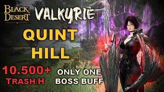 BDO | Valkyrie Awakening PvE - Quint Hill | Combo & Addons | Lv.2 One Boss Buff | 10.500+ Trash/H |