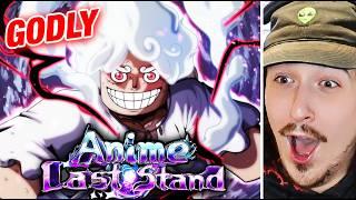 Evolving GODLY Luffy Gear 5 in Anime Last Stand Roblox!