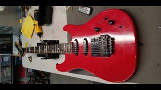 Setting Up a Kahler Spyder Locking Tremolo Bridge... on a  1988 Peavey Tracer Guitar!