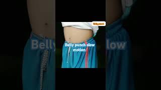 belly punch slow motion girl {44}