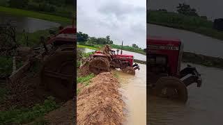 Massey ferguson tractor working in mud #shorts #tractor