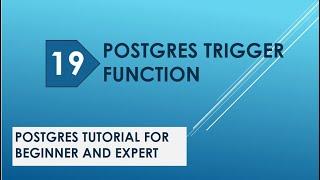 postgres trigger | postgres trigger function | postgresql trigger tutorial | postgresql tutorial