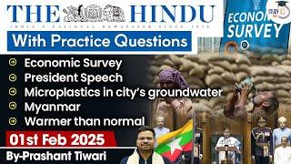 The Hindu Analysis | 1st February 2025 | The Hindu NewsPaper Today With Practice Questions