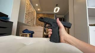 страйкбольный пистолет Glock17 gen3  грин газ