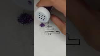 Glittery Pixel Art Pigeon | ASMR