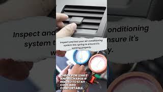 Inspect the AC System (Spring Car Care Tip)