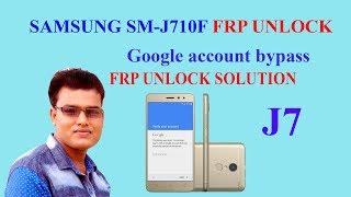 Samsung J7(6)SM-J710FN FRP Unlock | google account Bypass 2017 NEW